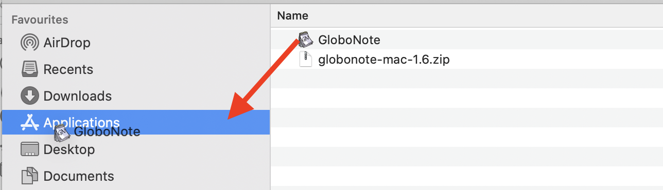 Install GloboNote